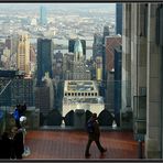 On top of the rock...