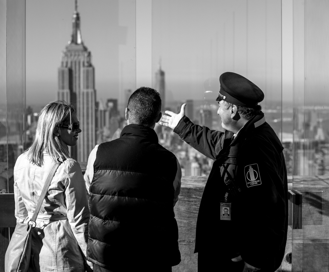 on "top of the rock"