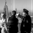 on "top of the rock"