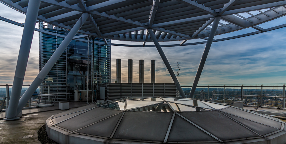 On top of the RWE Tower