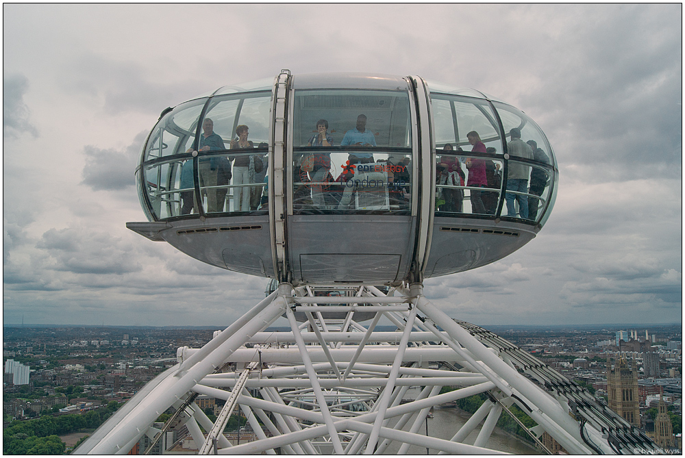 on top of the wheel