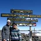 On top of the world's highest free-standing mountain