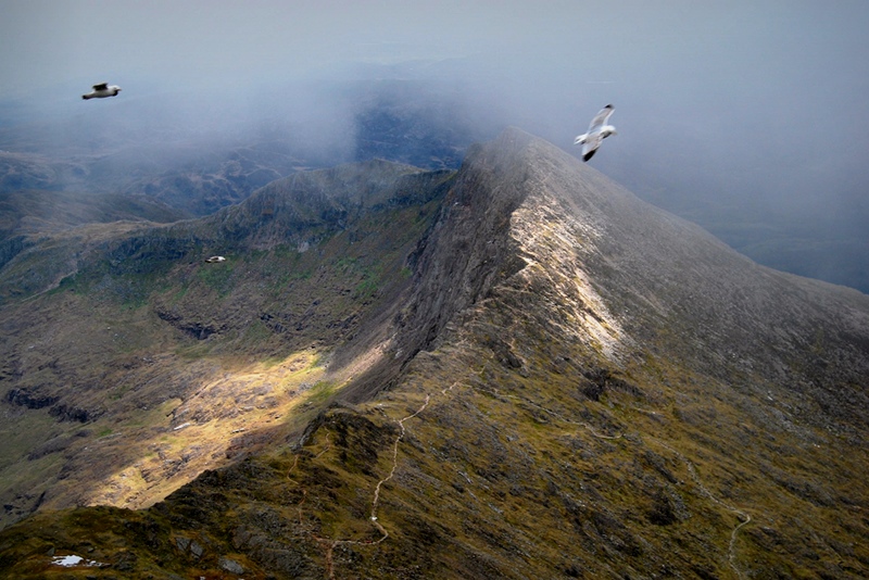 on top of Wales