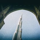 once upon a time (Burj Khalifa; vintage style)