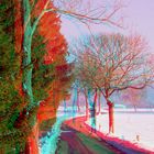 Once upon a time it was winter - Anaglyph 3D