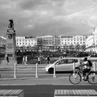 "Oncoming bicycle traffic"