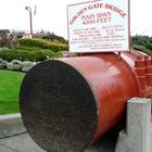 One cable of the Golden Gate Bridge.....