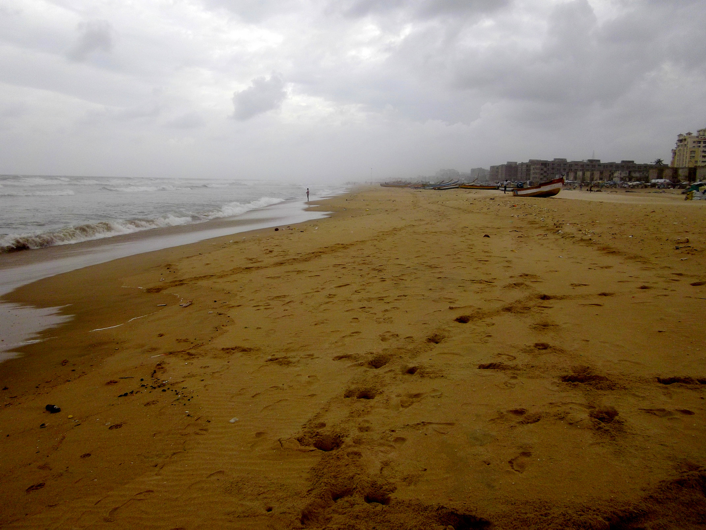 One Day Before Taifun - Marina Beach