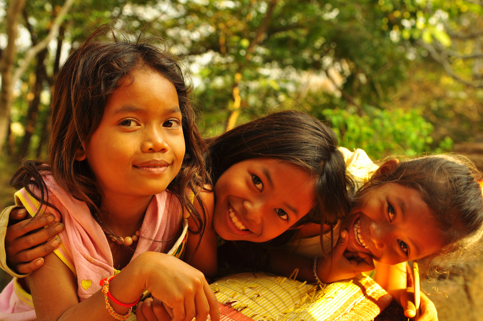 " one dollar please " - Banana Tempel - Cambodia