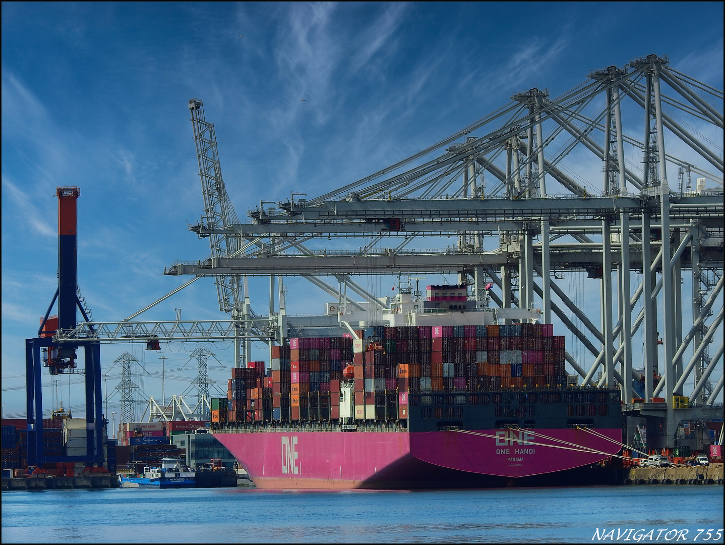 " ONE HANOI " Container Carrier, Rotterdam, Amazonenenhaven.