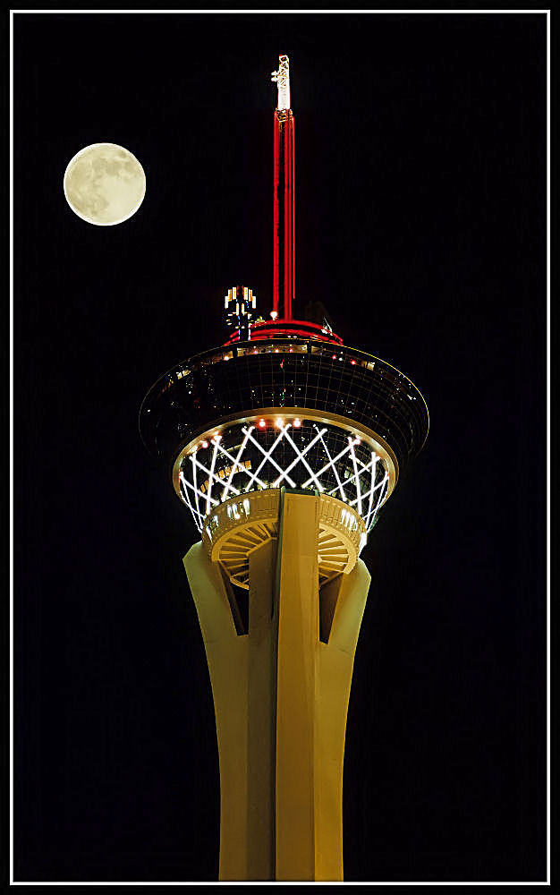 One night in Las Vegas at Stratosphere Tower