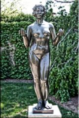 One of Aristide Maillol’s Three Nymphs in the sculpture garden