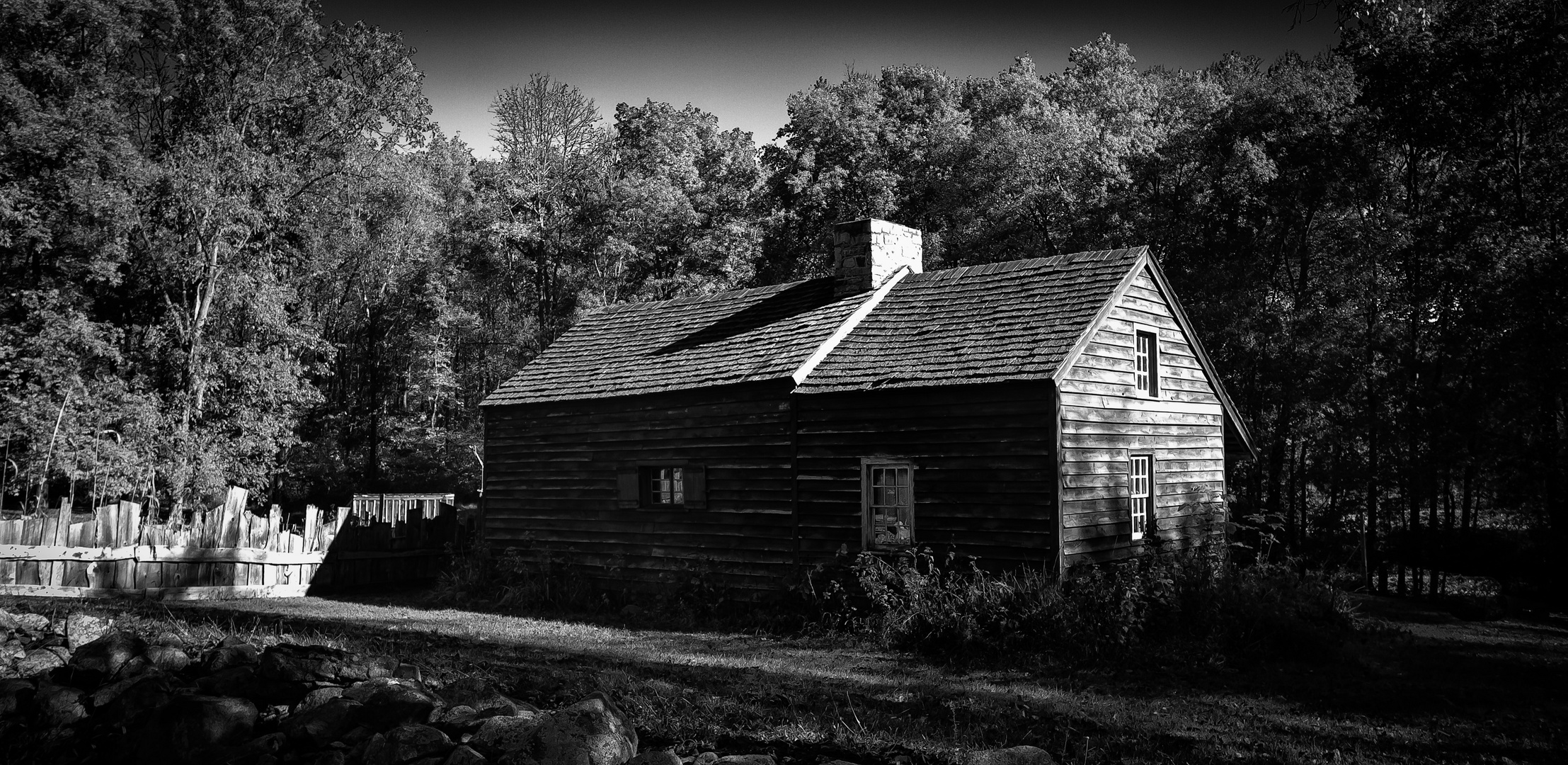 one of the early farmsteads and gardens