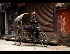 One of the more interesting ways of getting around in Nepal