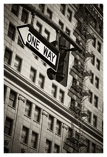 one way