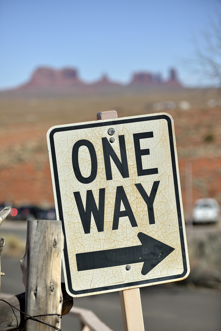 one way