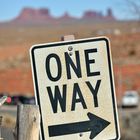 one way