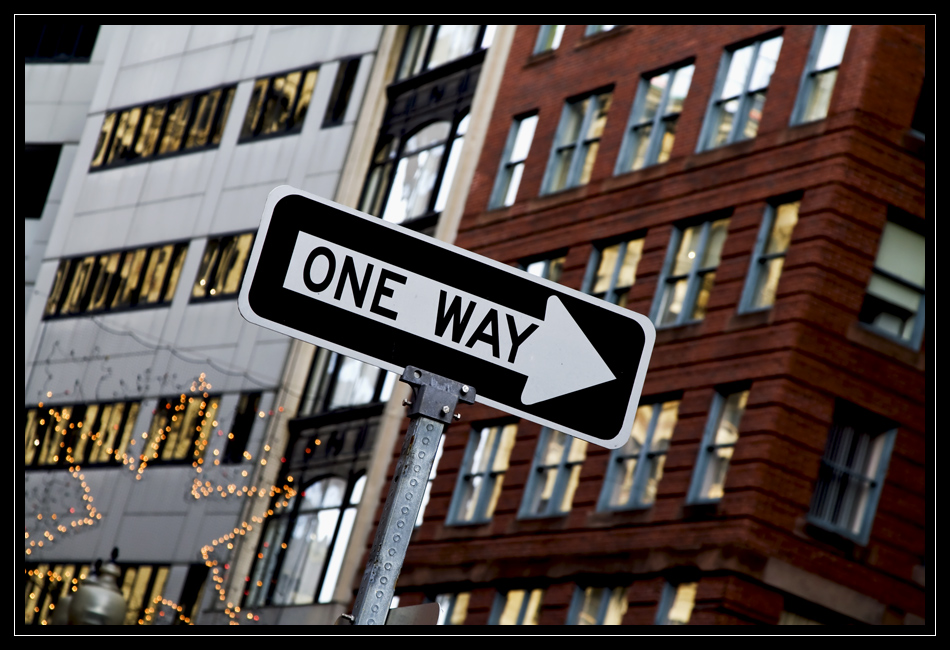 One Way - Dead End???