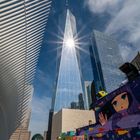 One World Trade Center mit Sonnenspiegel