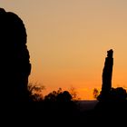 Onkel und Tante nach Sonnenuntergang