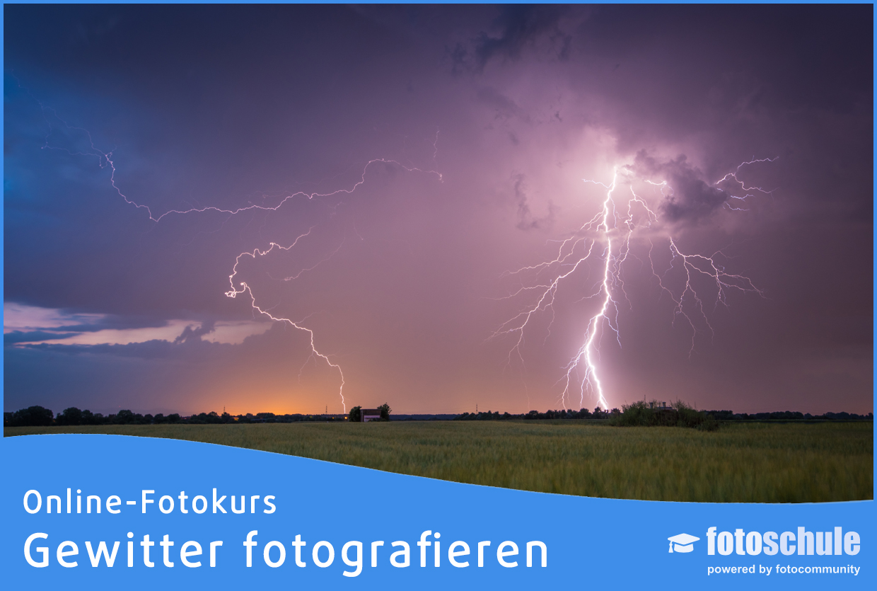 Online-Fotokurs: Gewitter fotografieren