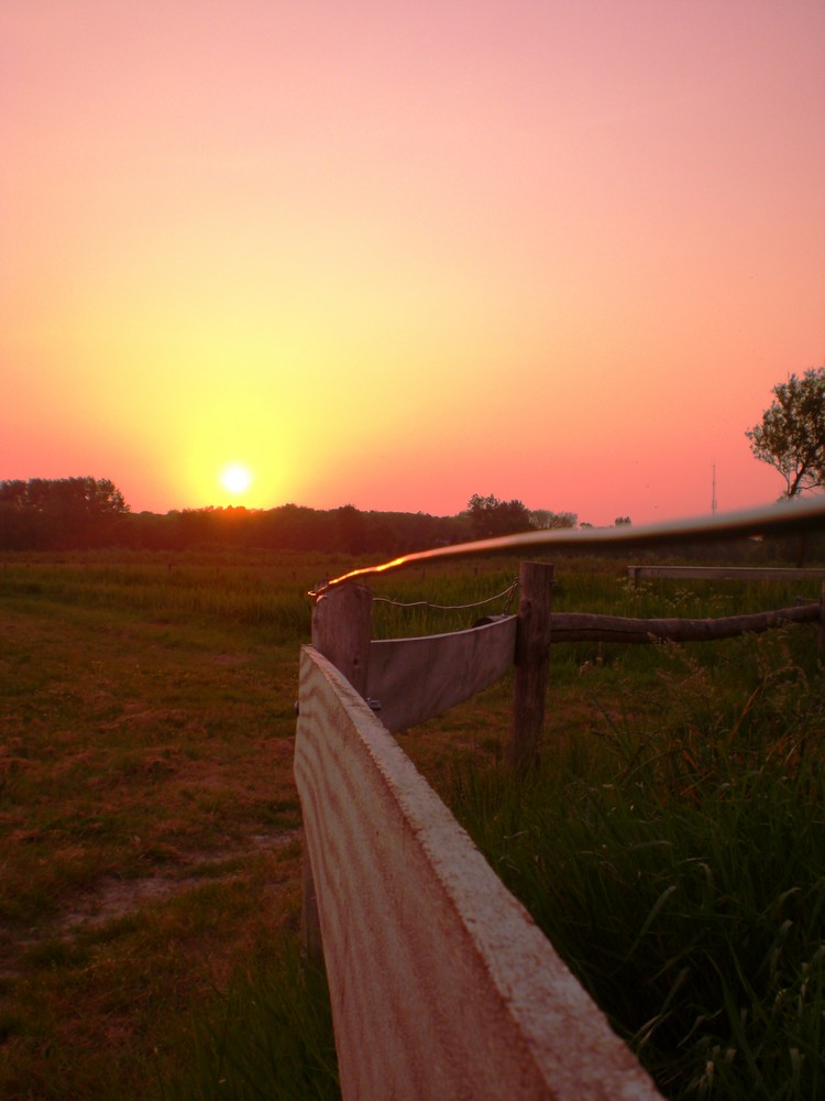 Oostkapelle Sonnenuntergang