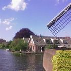 Op een mooie zomer dag in Rembrant stad Leiden
