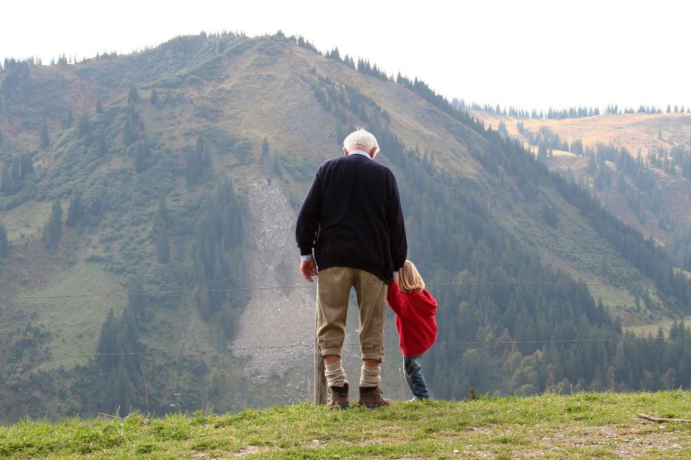 Opa ist der Beste - nicht nur in Bolsterlang, Allgäu