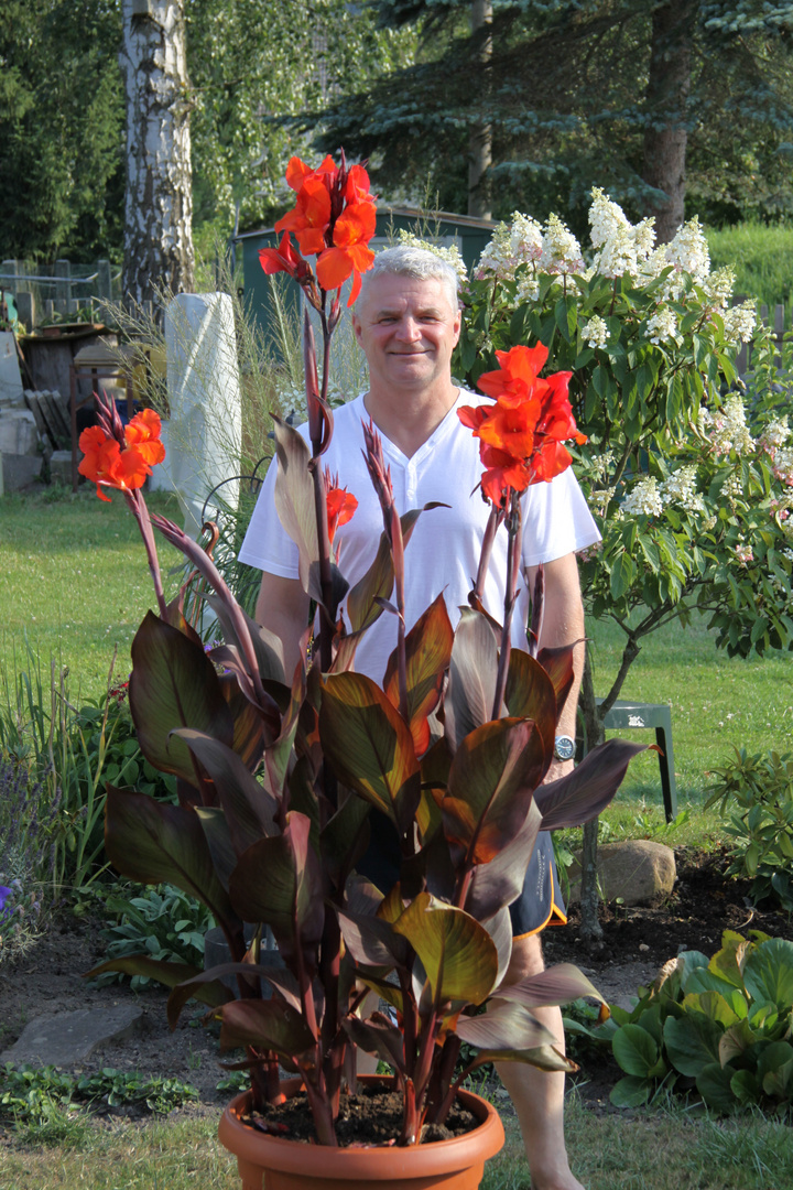 Opa Joachim und seine Canna