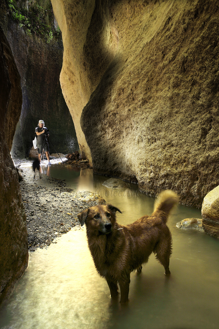 Opari en el barranco de la Luna