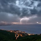 Opatija mit Gewitter