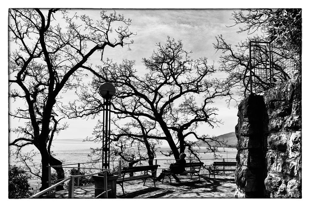 Opatja Herbstsommer an der Promenade