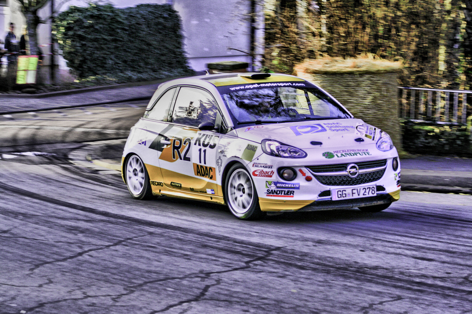 Opel Adam bei der Saarland-Pfalz Rallye 2014