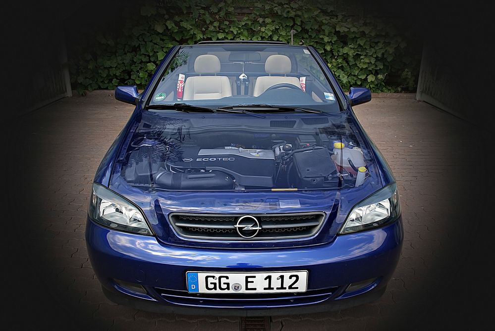 Opel Astra G Gläsernemotorhaube