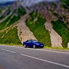 Opel Astra Miniatur Tilt Shift Fake