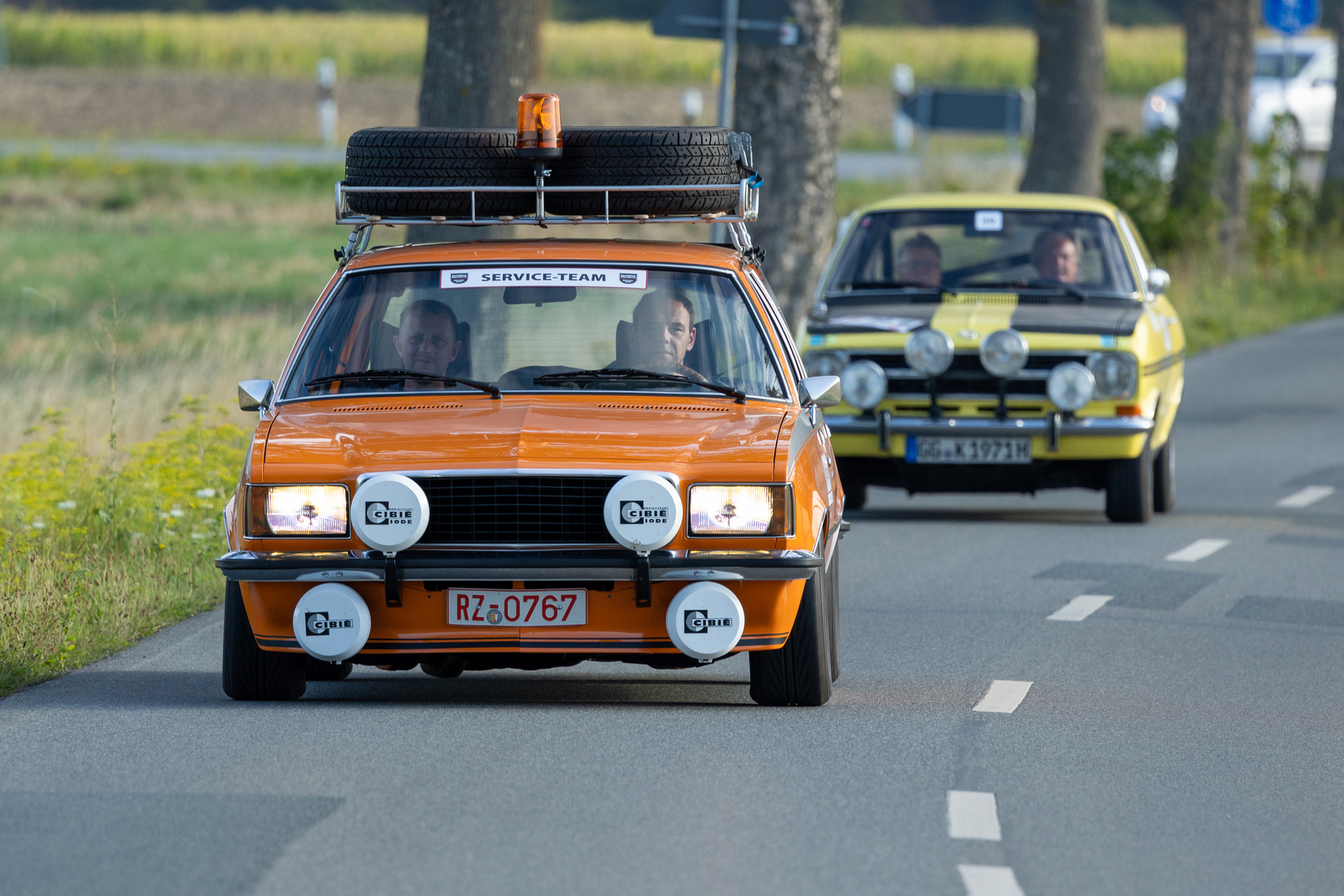 Opel bei der Olympia Rallye Revival 2022