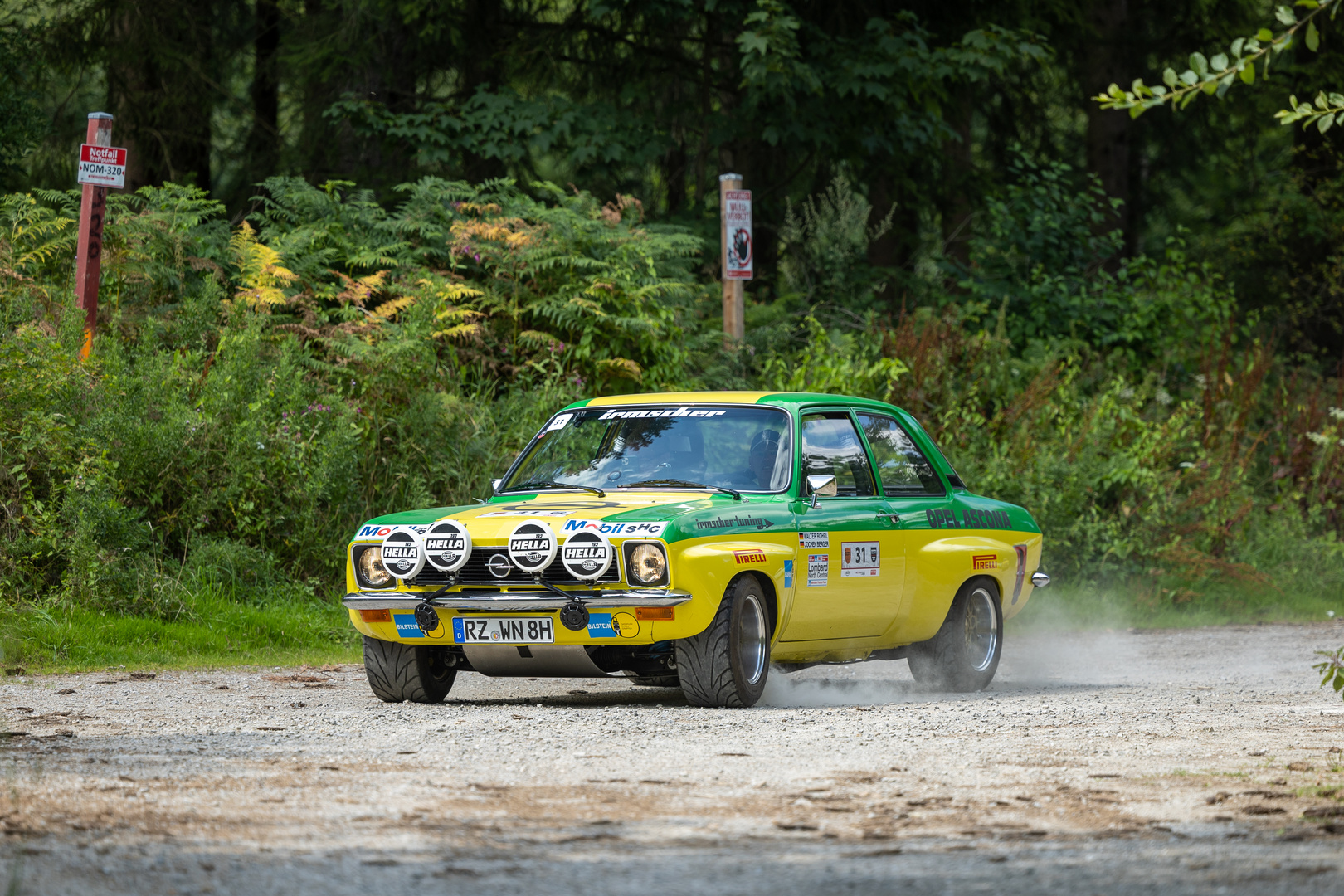 Opel bei der Olympia Rallye Revival 2022