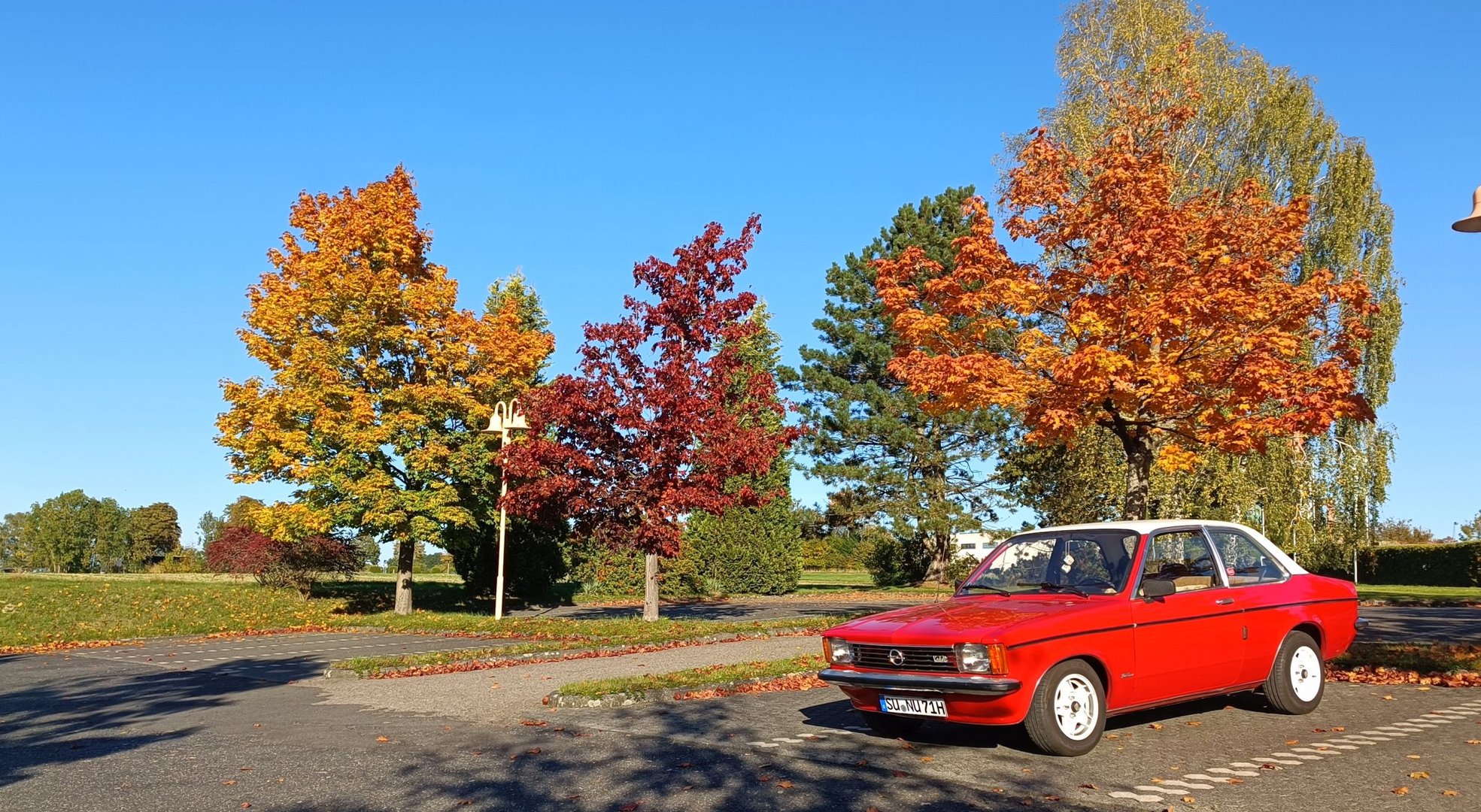 Opel Kadett C Herbstimpressionen aus dem Westerwald