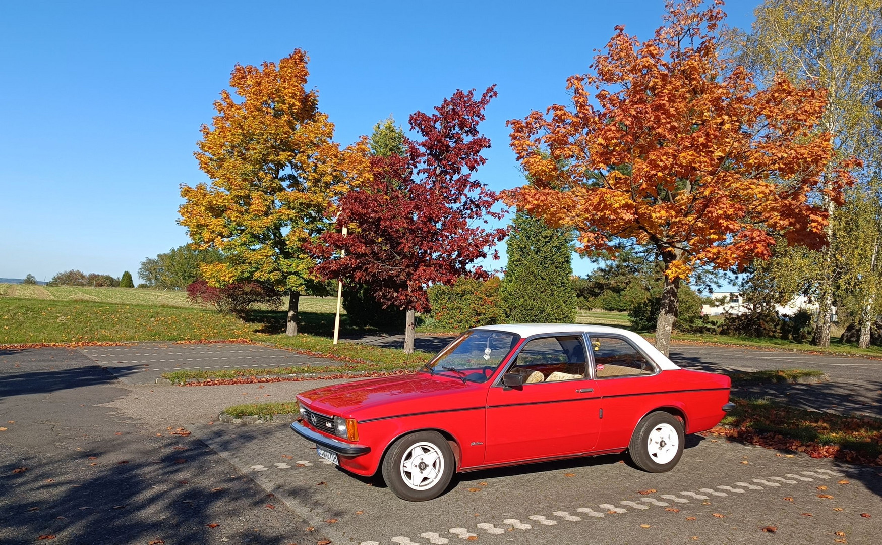 Opel Kadett C Herbstimpressionen aus dem Westerwald