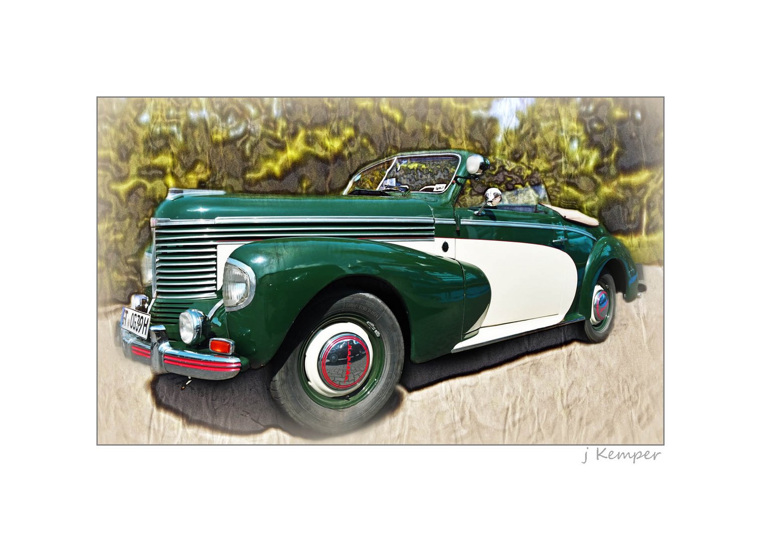 - Opel Kapitän Cabriolet Super Sport von 1952 -