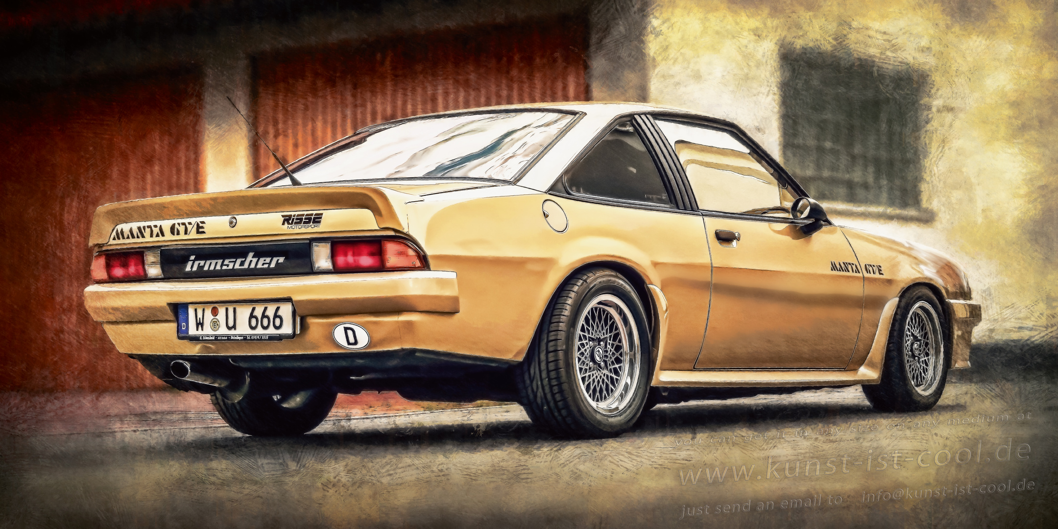 Opel Manta B GTE Malerisch Intensiv BBS