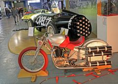 Opel Raketen-Auto und Raketen Motorrad