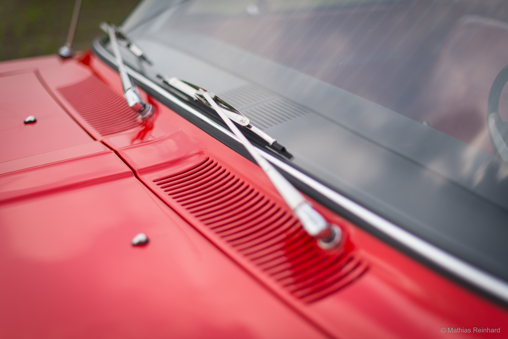 Opel Rekord B 1900 - Scheibenwischer im Detail