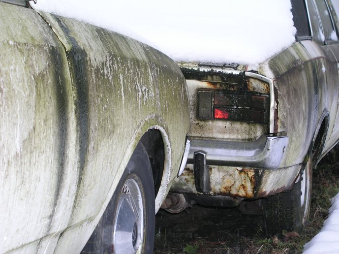 Opel Rekord und Opel Rekord im Schnee (2)