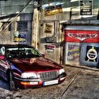 Opel Senator... Hallen Werbe Block...