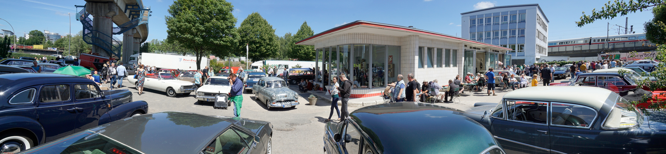 Opel-Treffen Tankstelle Brandshof Mai 2018