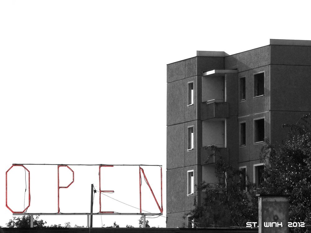 OPEN Haus ohne Fenster und Türen in Hoyerswerda Foto