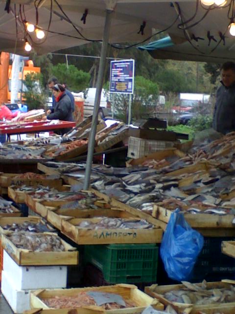 Openair Market in Chalkida