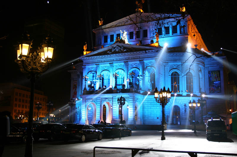 Oper in Blau