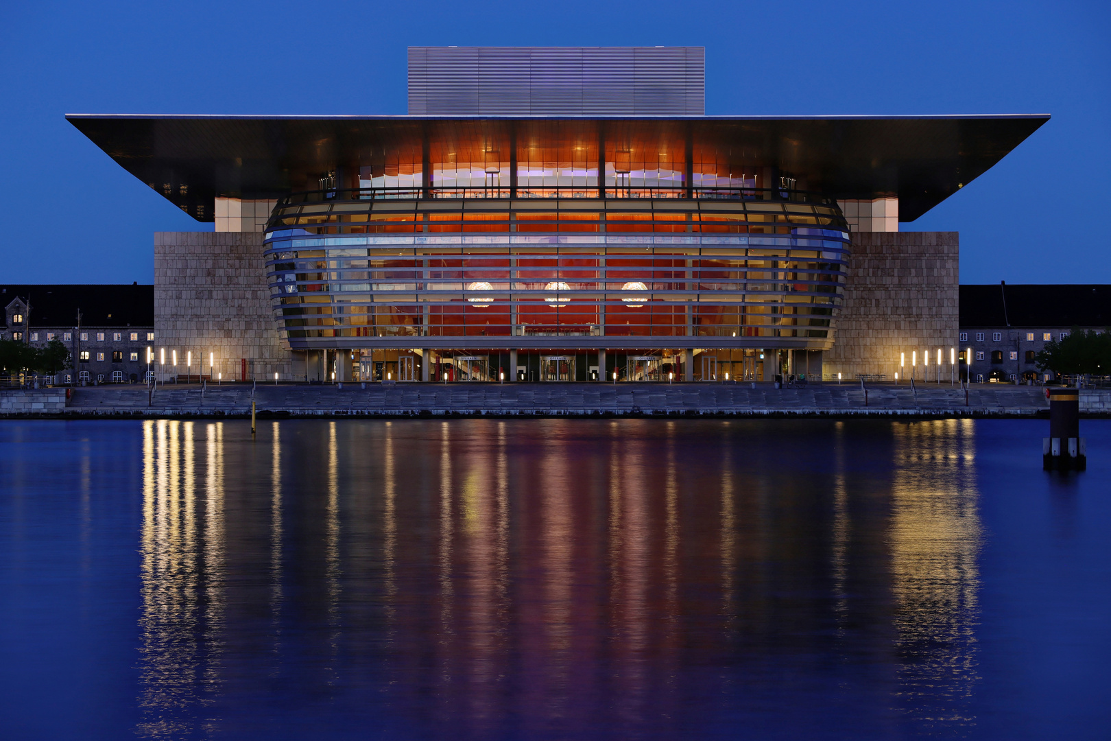 Oper in Kopenhagen zur blauen Stunde I